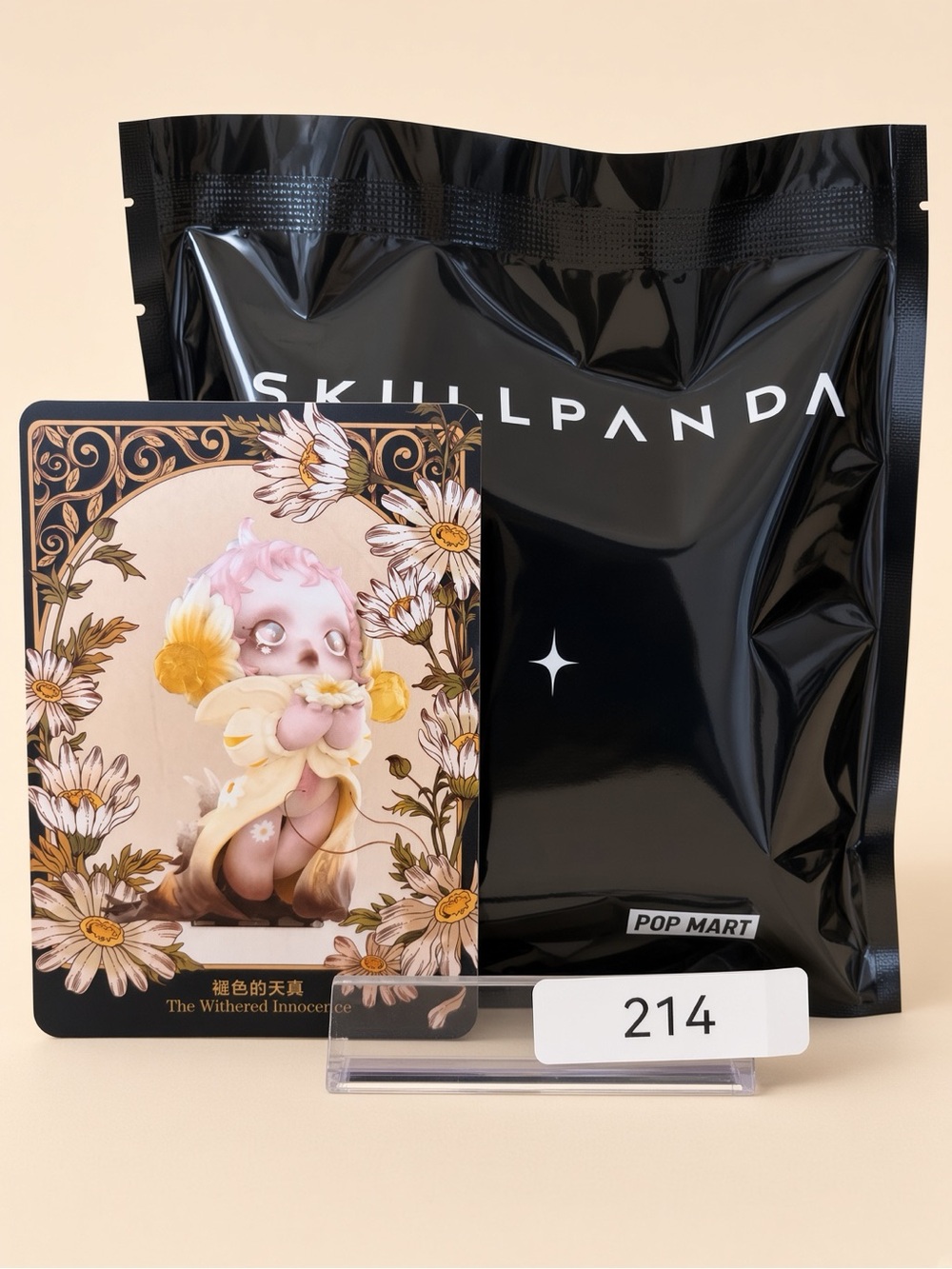 214,Authentic SKULLPANDA Petals in Four Acts Series  Confirm-The Withered Innoc